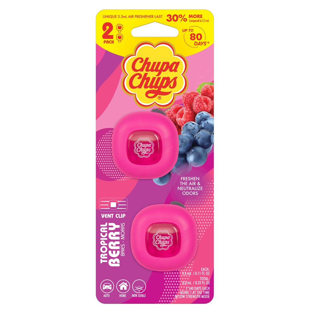 Chupa Chups Air Freshener & Deodorizer - Tropical Berry