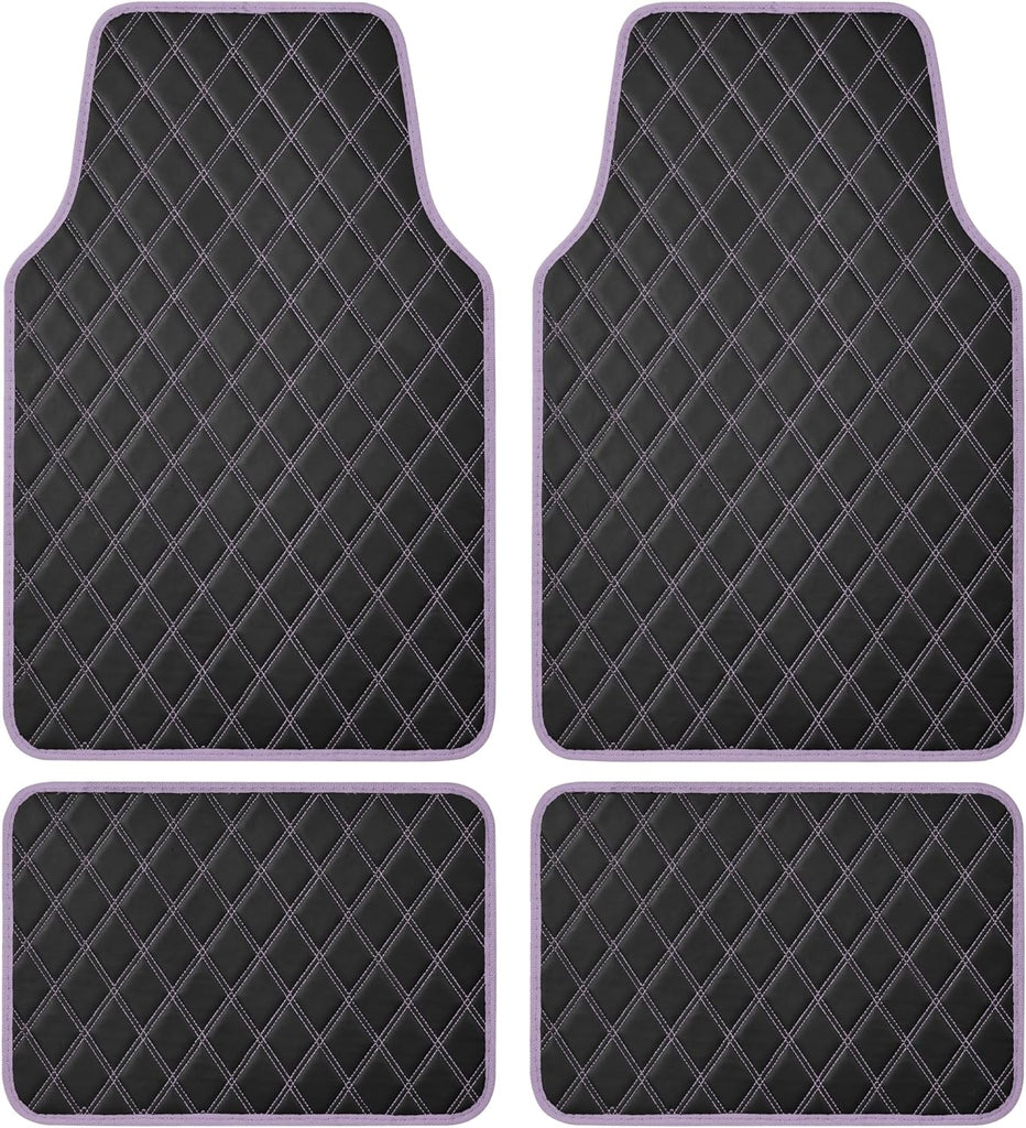 4-Piece DiamondLuxe Front Floor Mats & Rear Floor Mats