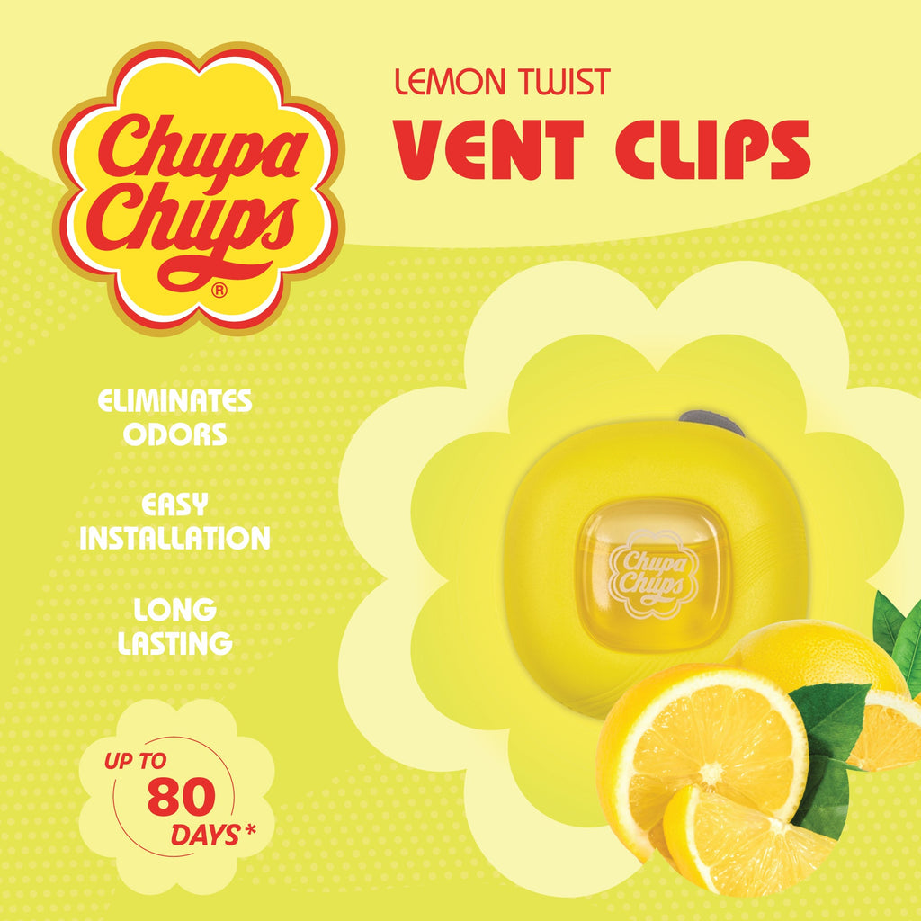 Chupa Chups Air Freshener & Deodorizer - Lemon Twist