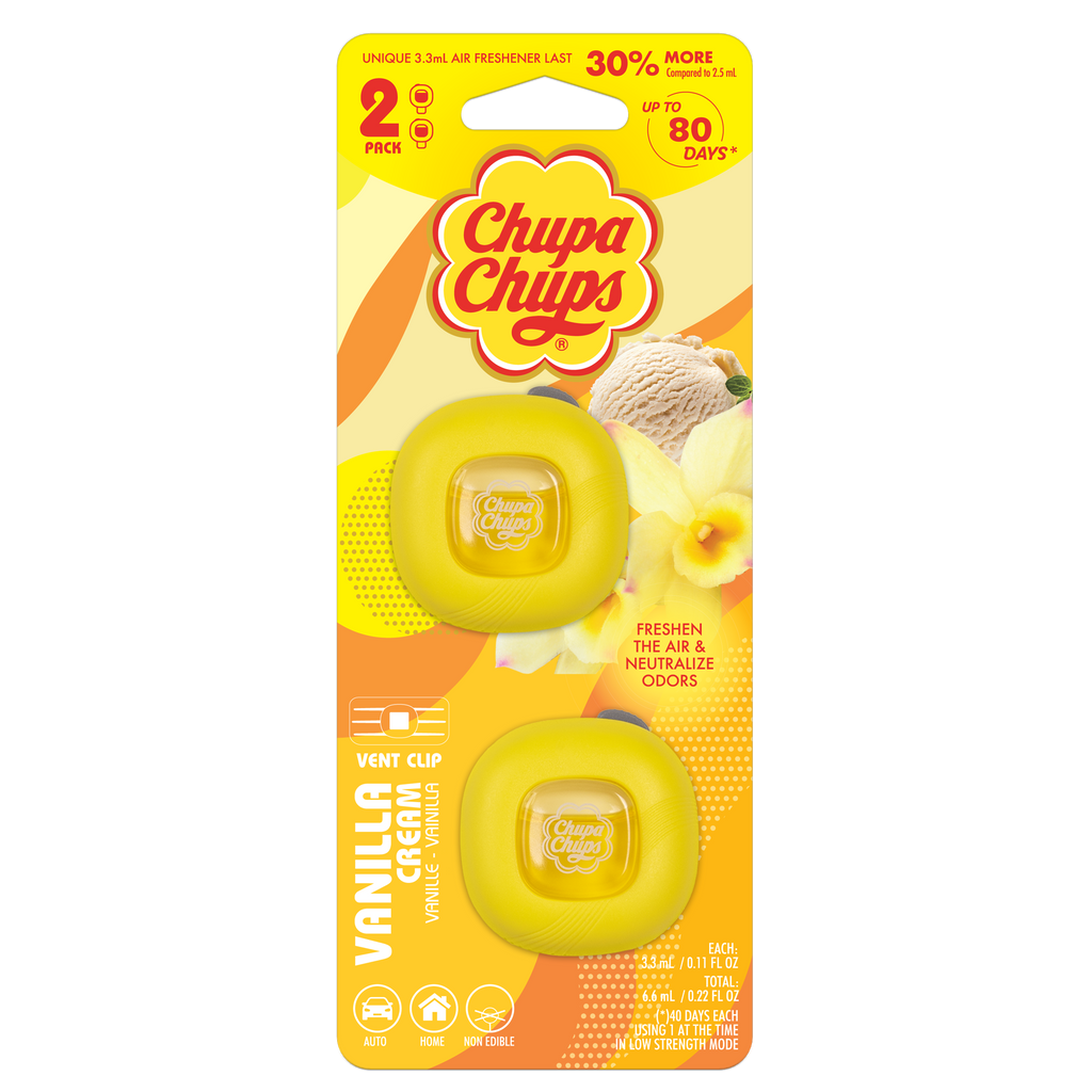 Chupa Chups Air Freshener Deodorizer - Vanilla Cream