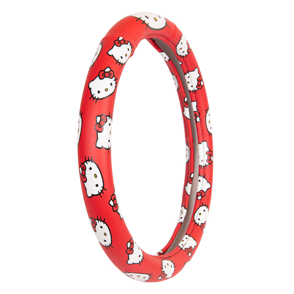 Official Sanrio Hello Kitty Original Steering Wheel Cover (Standard 14.5" - 15.5")