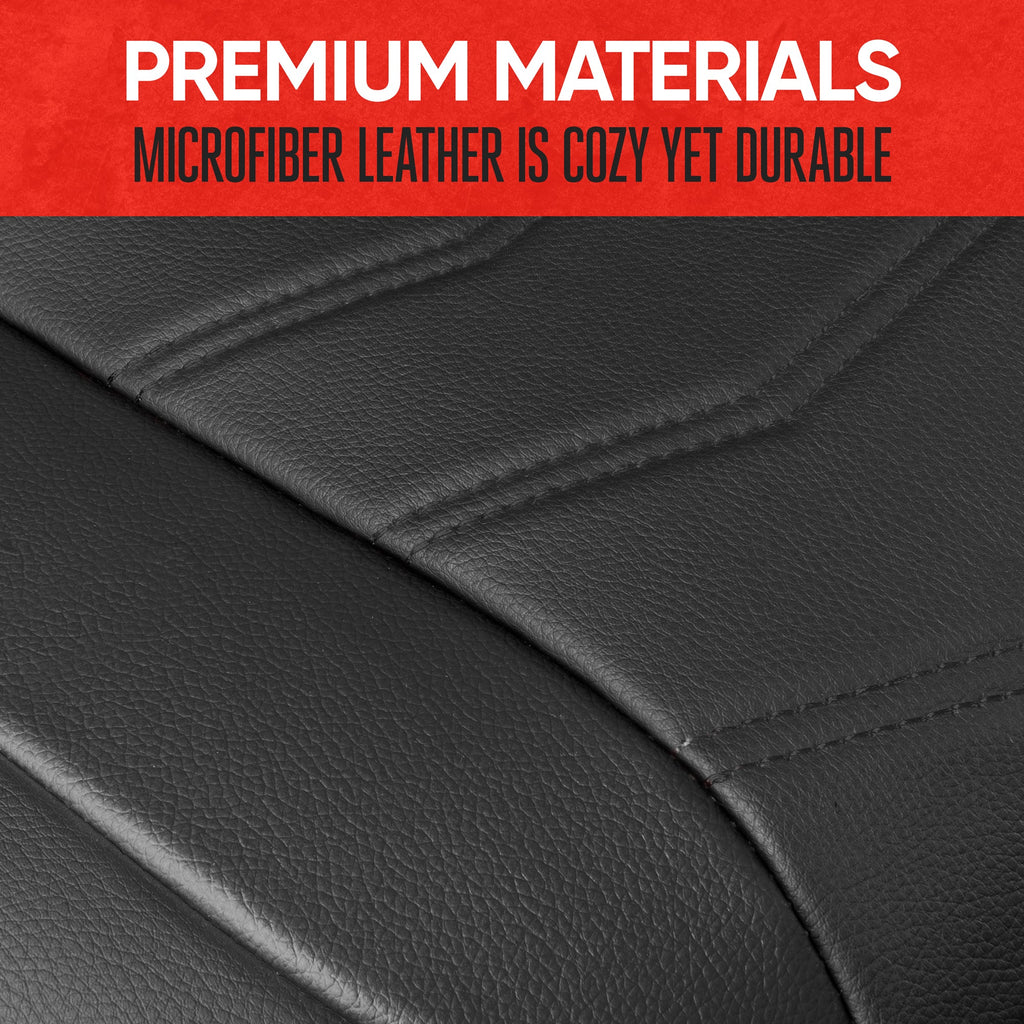 LuxeFit Leatherette Seat Covers