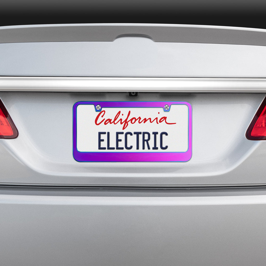 Neochrome License Plate Frame