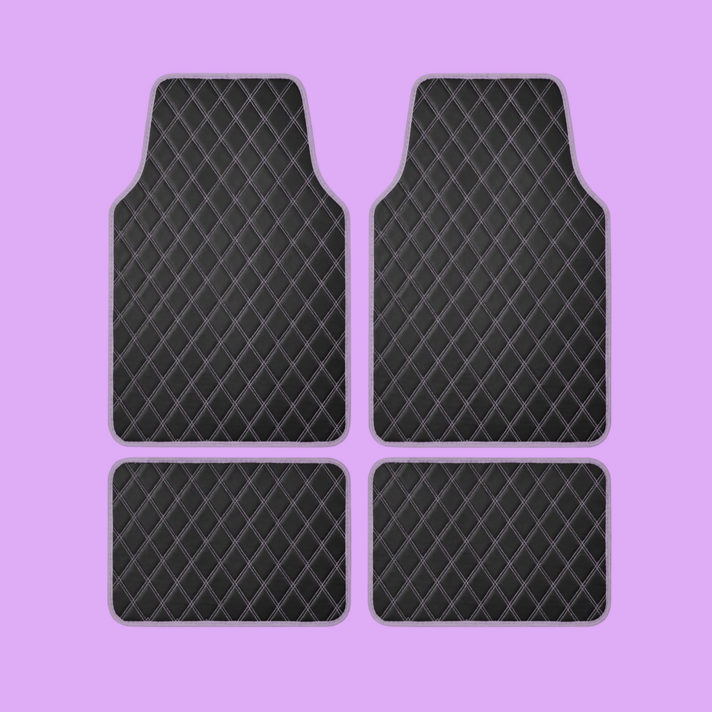 4-Piece DiamondLuxe Front Floor Mats & Rear Floor Mats