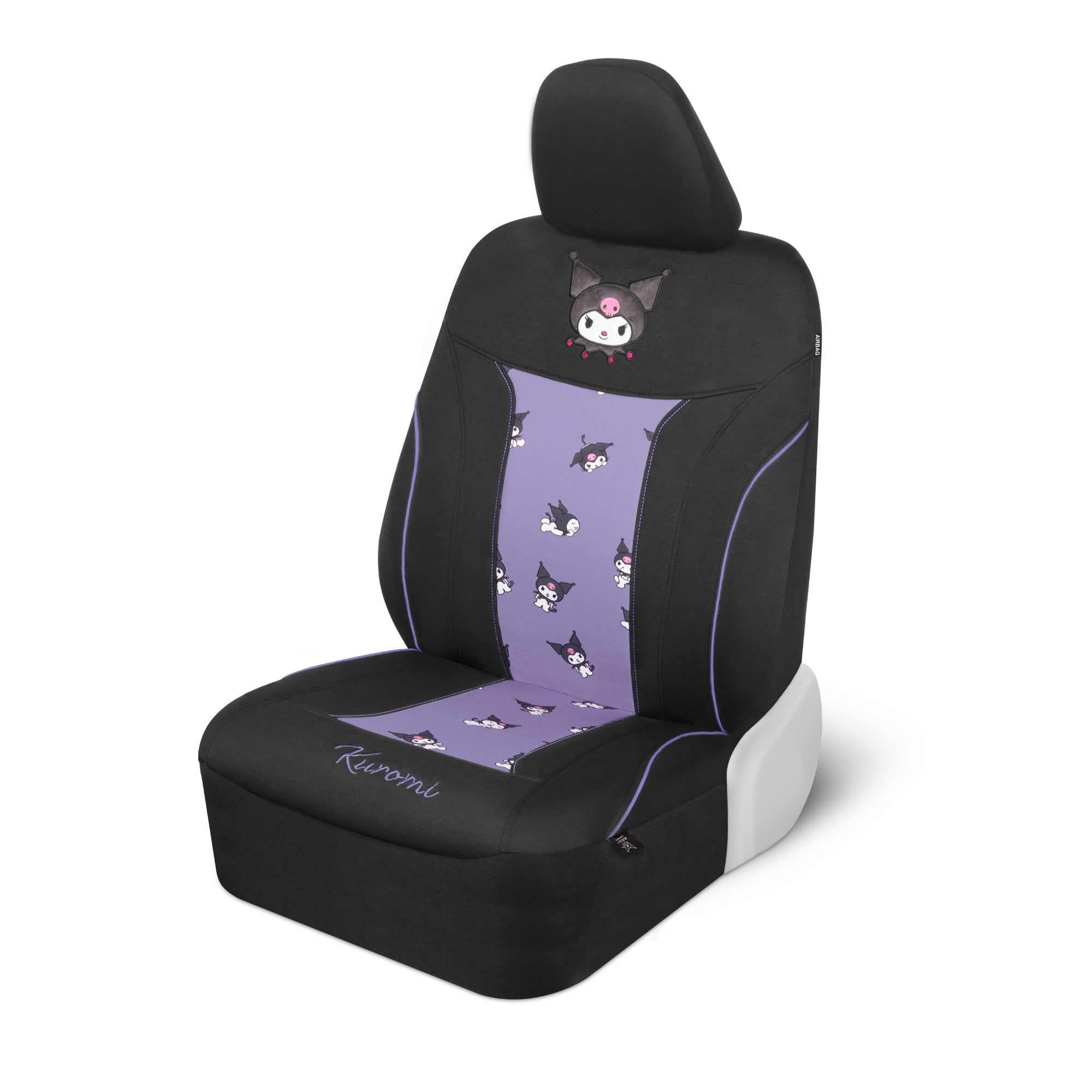 purple and black car seat and stroller Hello Kitty Kuromi Car Seat Cover