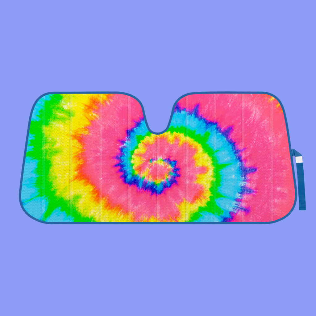 Tie Dye Front Windshield Sunshade (58" x 27")