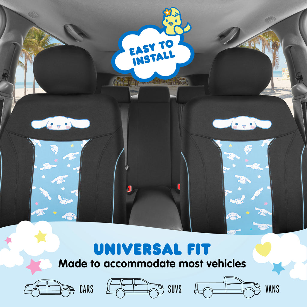 Official Cinnamoroll 2-Pack Front Seat Covers