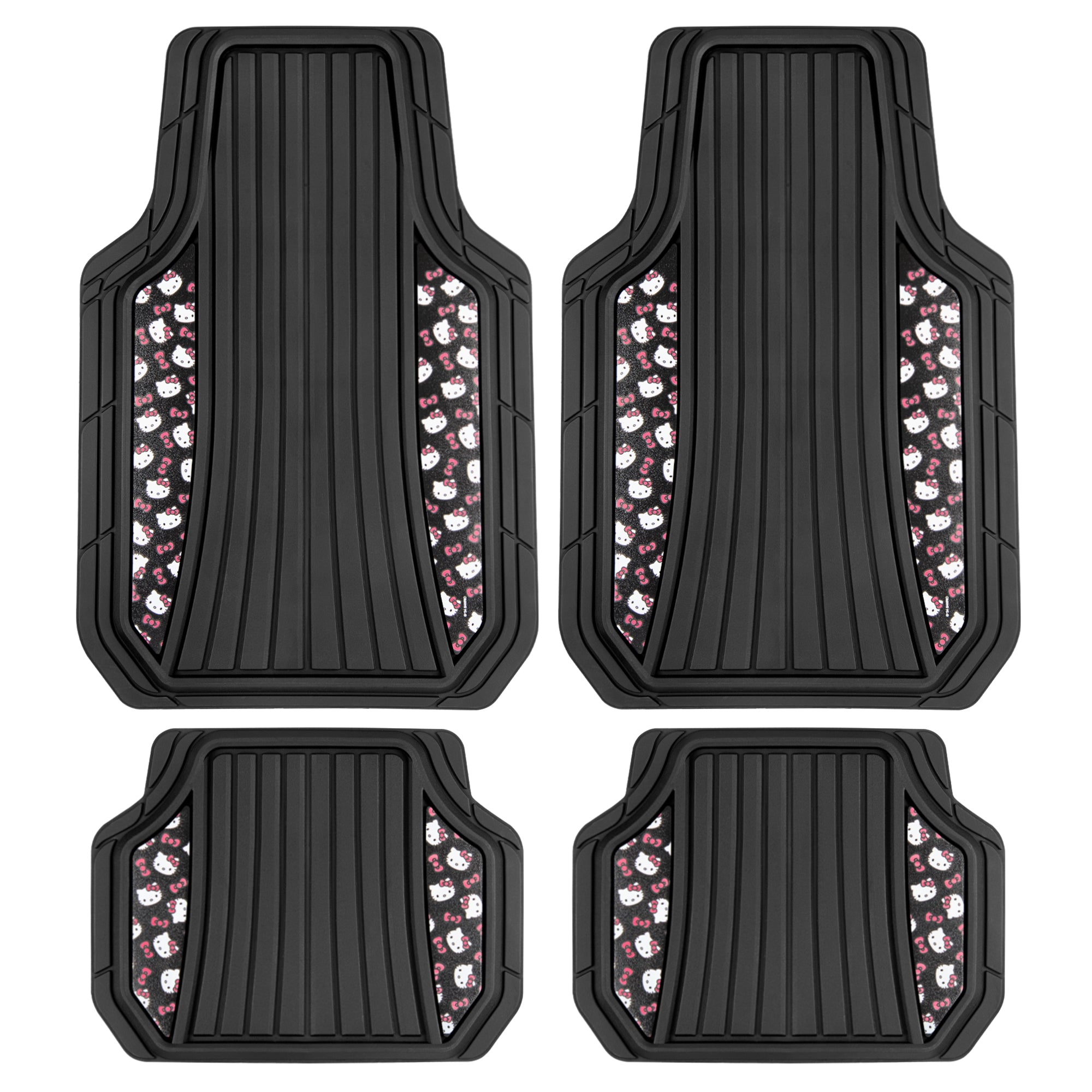 Sanrio Hello Kitty Core Car Truck Floor Mats / Steering Wheel Cover / Keychain Sanrio Hello Kitty Core Car Truck Floor Mats / Steering Wheel Cover / Keychain