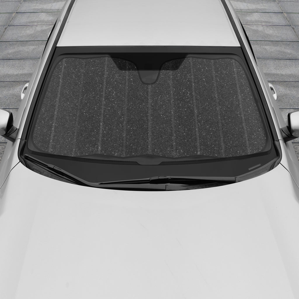 Black Glitter Car Sunshade