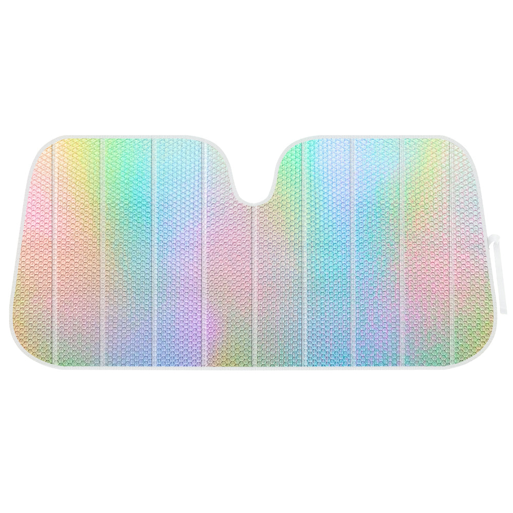 Iridescent Car Windshield Sunshade - Rainbow Colorful