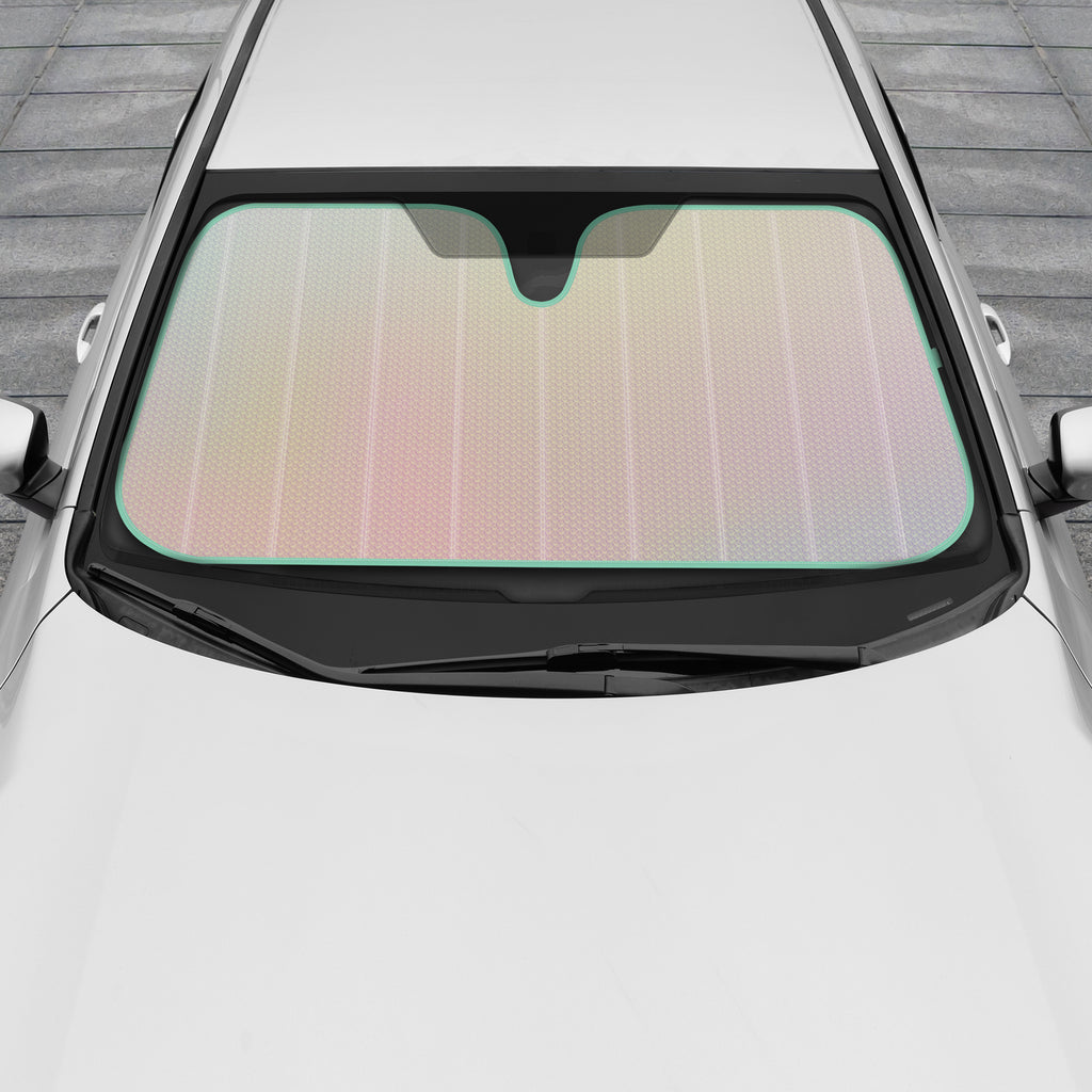 Iridescent White/Light Colors Car Windshield Sunshade