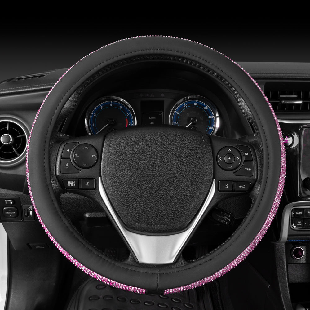 Crystal Pink Steering Wheel Cover