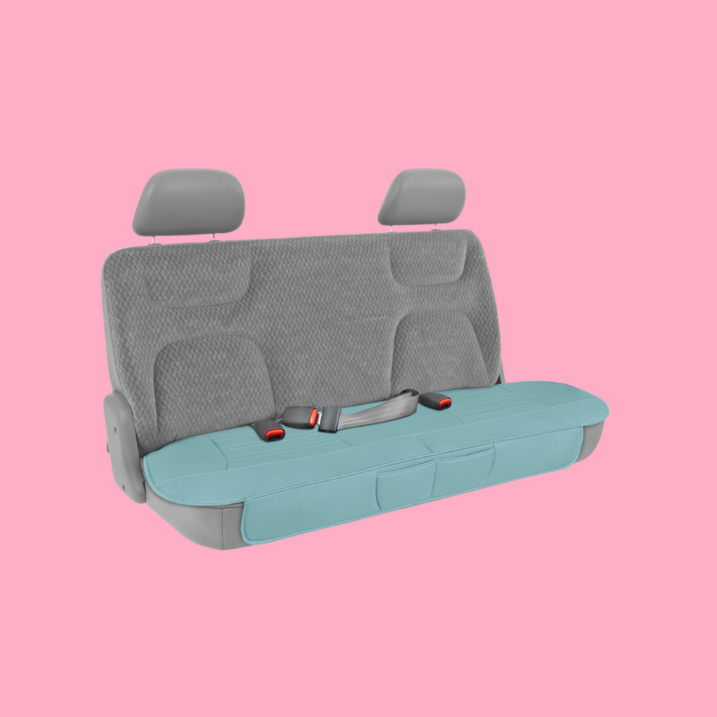 Leatherette Padded Rear Seat Covers - Mint - Mint,Rear