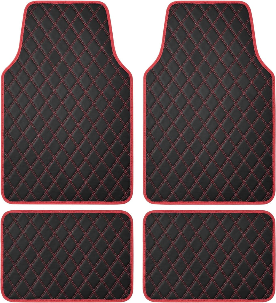 4-Piece DiamondLuxe Front Floor Mats & Rear Floor Mats