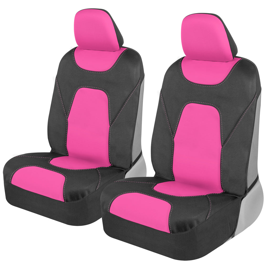 2-Pack AquaShield Waterproof Front Seat Covers - Pink